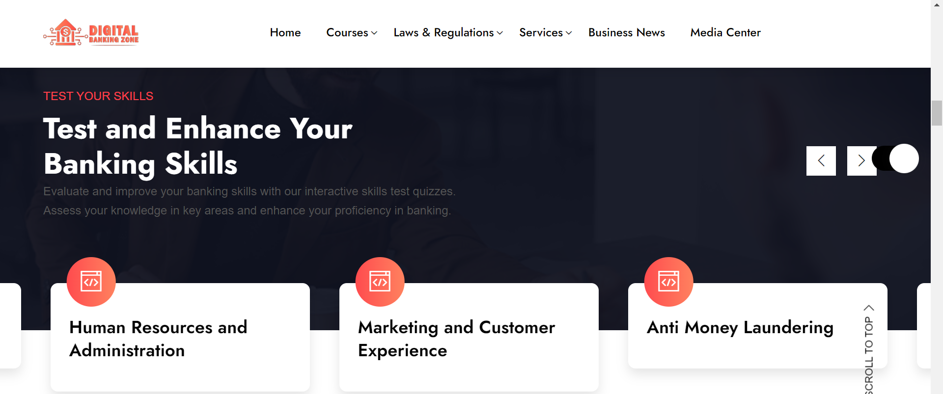 Digital Banking Zone